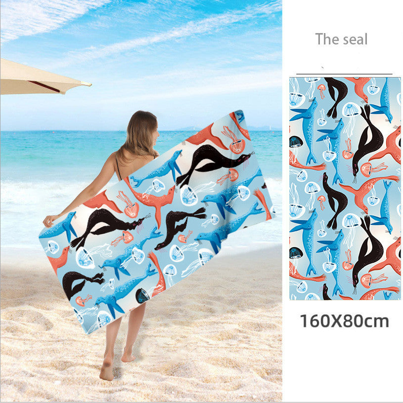 Printed Beach Towel