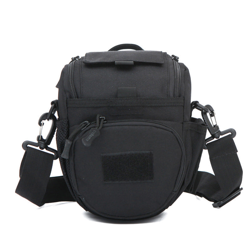 Spacious Camo Shoulder Camera Bag