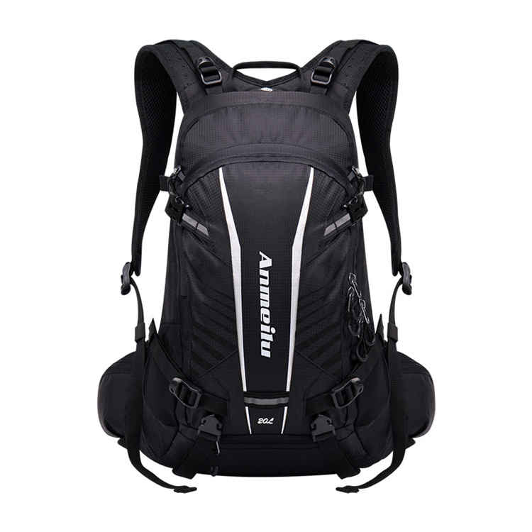 Black cycling backpack, the best online bag to buy for riders.