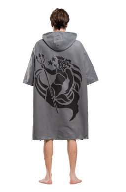 Quick-drying Beach Hoodie Dressing Robe