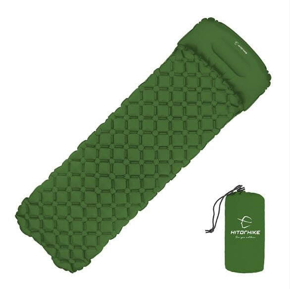 inflatble sleeping pad with pillow