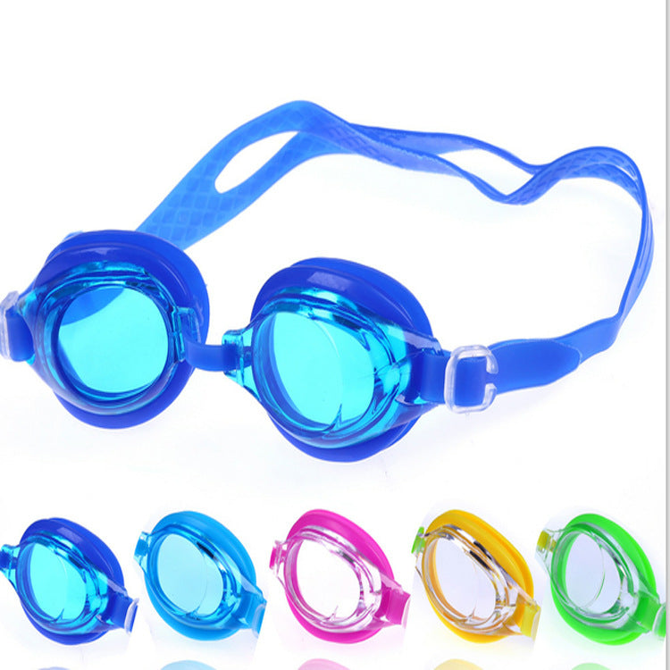 Colorful Anti-Fog Swimming Glasses for Kids