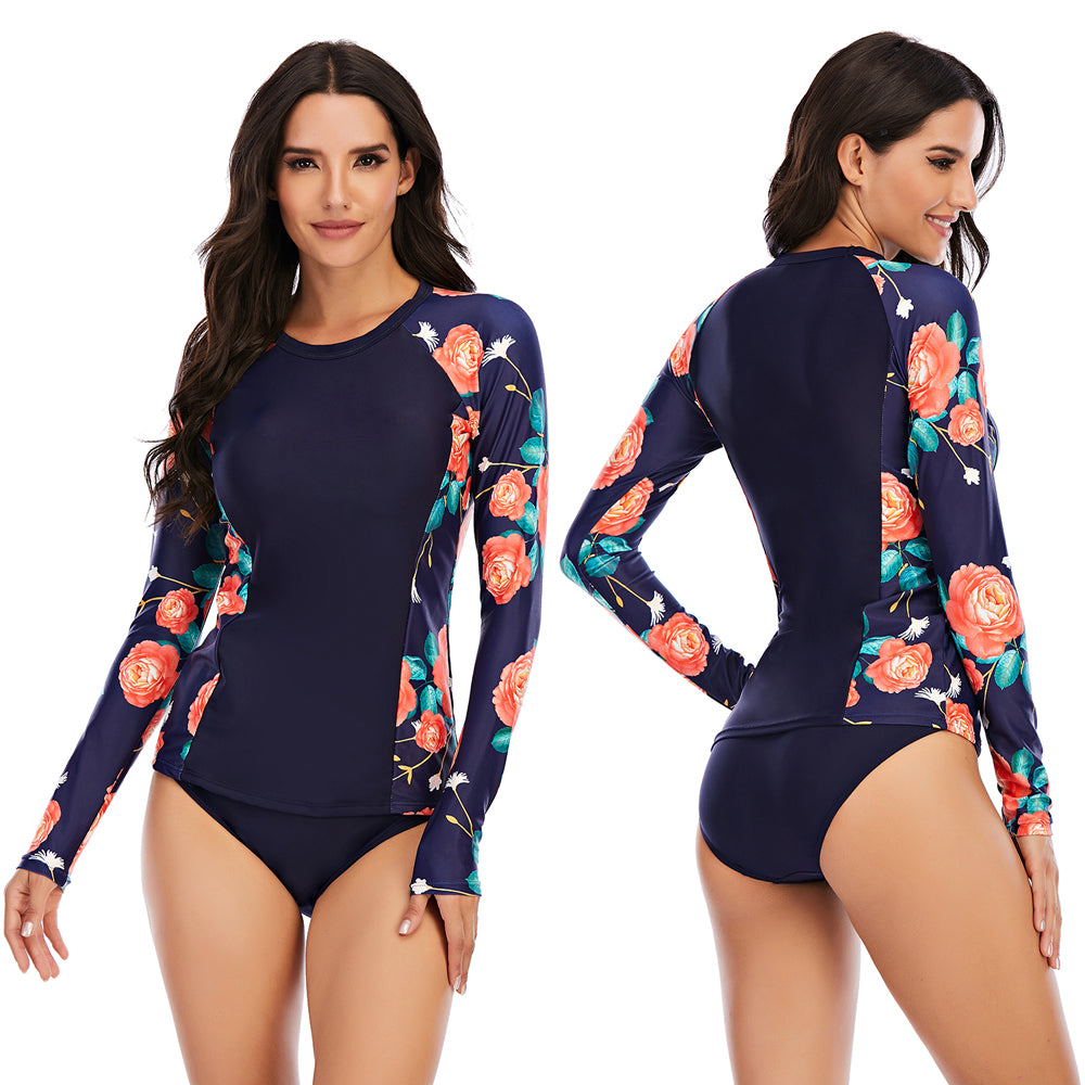 Casual Split Long-sleeved Surfing Suit -For Women