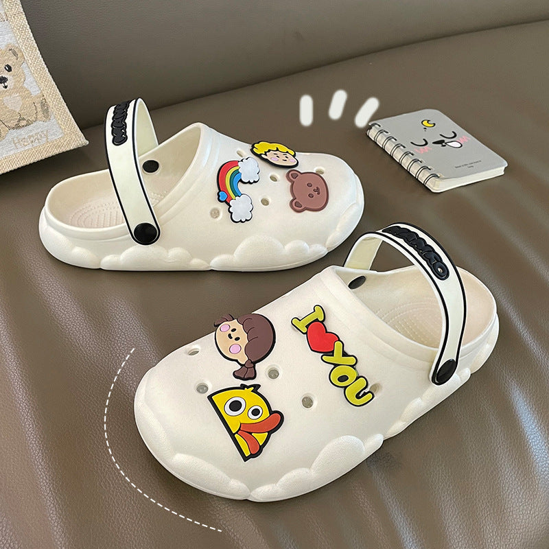 Outerwear Trendy Soft Soled Thick Soled Beach Sandals