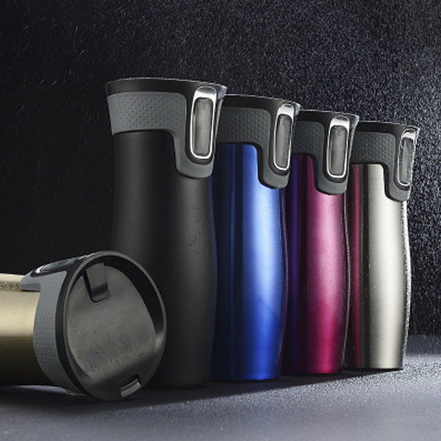 Thermal Tea Infuser Travel Mug - Stainless Steel Vacuum Insulated Water Bottle