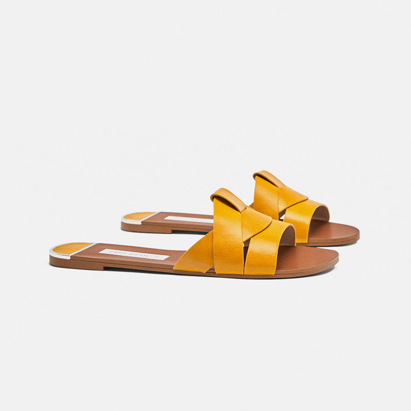 Flat Sandals And Slippers Summer Simple Beach Sandals For Outer Wear