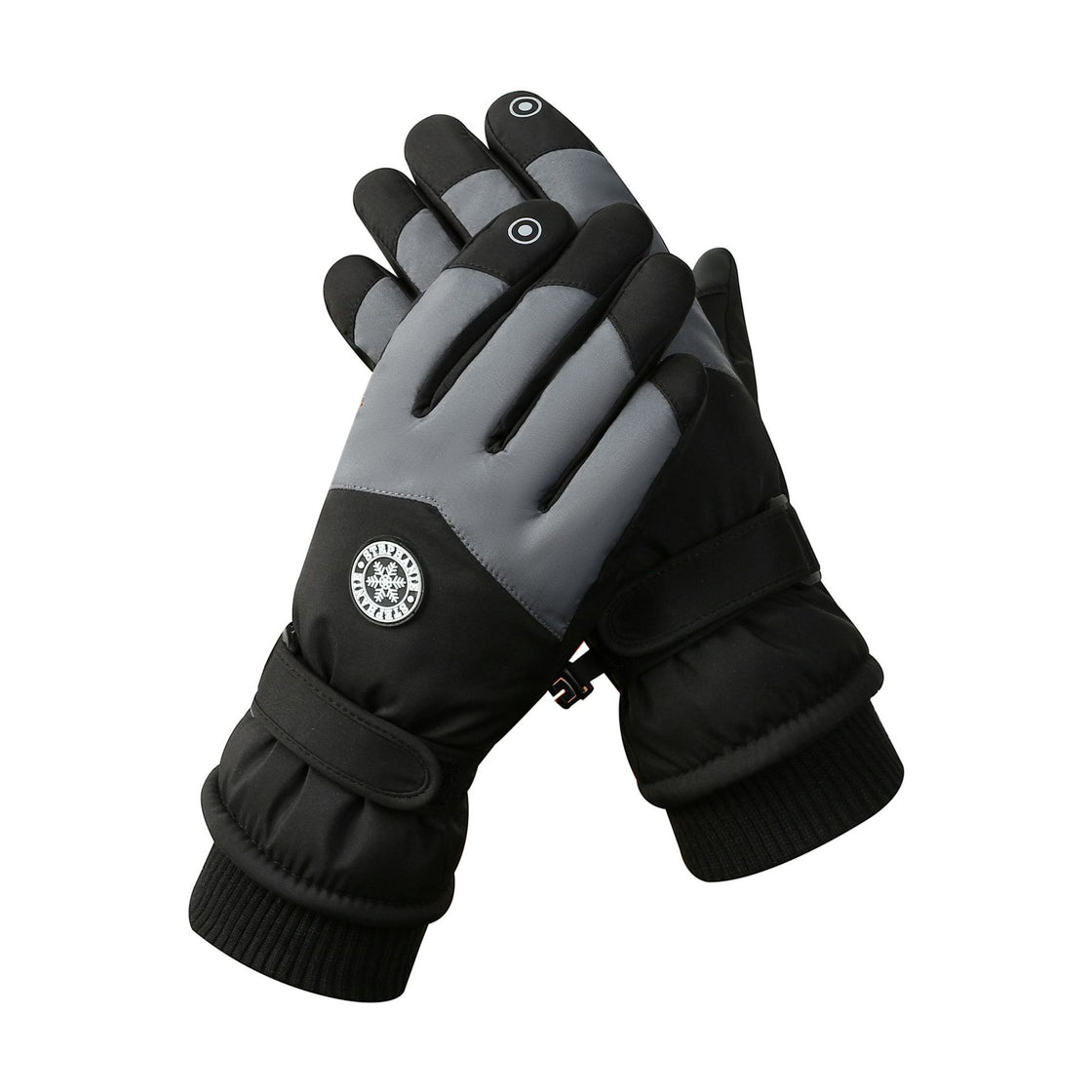 Men's And Women's Outdoor Cycling Can Touch The Screen Warm Plus Velvet Gloves