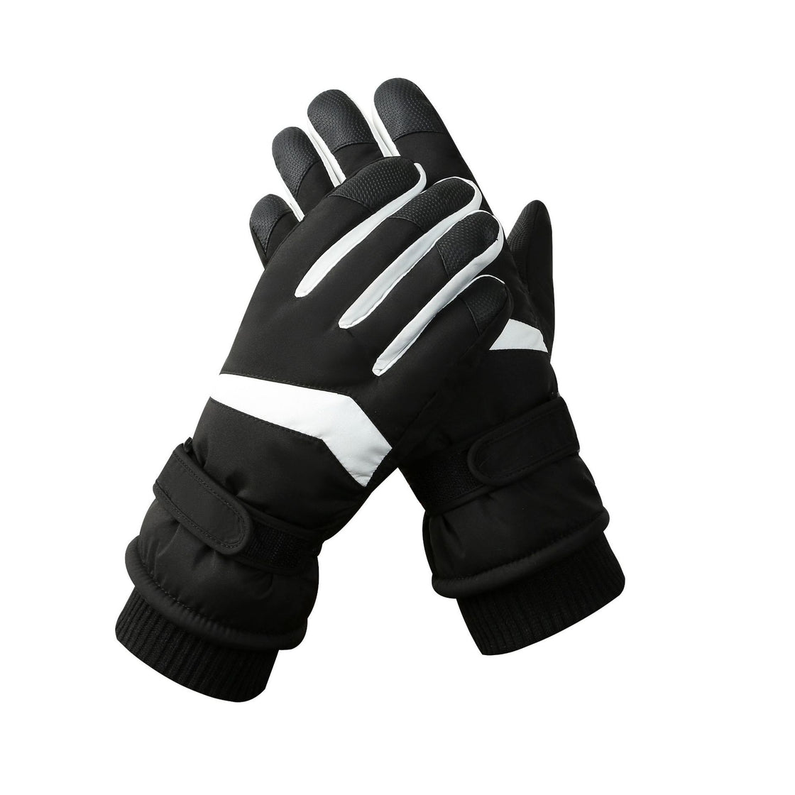 Men's And Women's Outdoor Cycling Can Touch The Screen Warm Plus Velvet Gloves