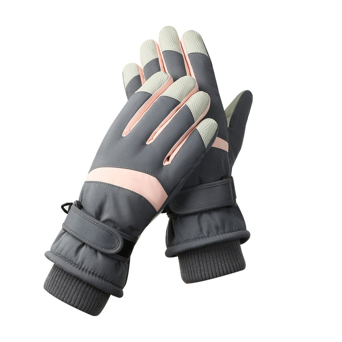 Men's And Women's Outdoor Cycling Can Touch The Screen Warm Plus Velvet Gloves