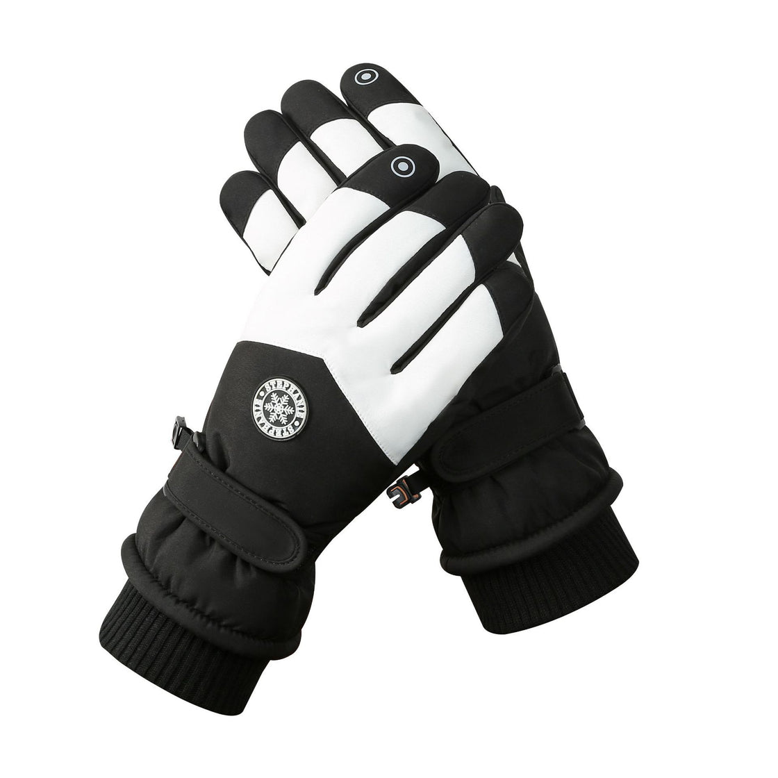 Men's And Women's Outdoor Cycling Can Touch The Screen Warm Plus Velvet Gloves