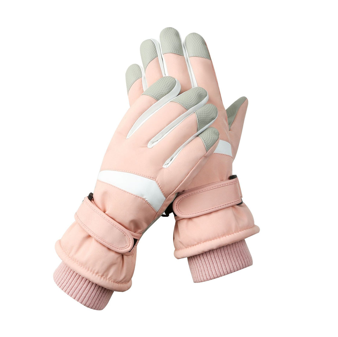 Men's And Women's Outdoor Cycling Can Touch The Screen Warm Plus Velvet Gloves