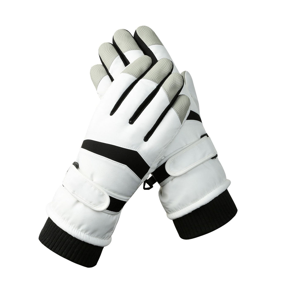 Men's And Women's Outdoor Cycling Can Touch The Screen Warm Plus Velvet Gloves