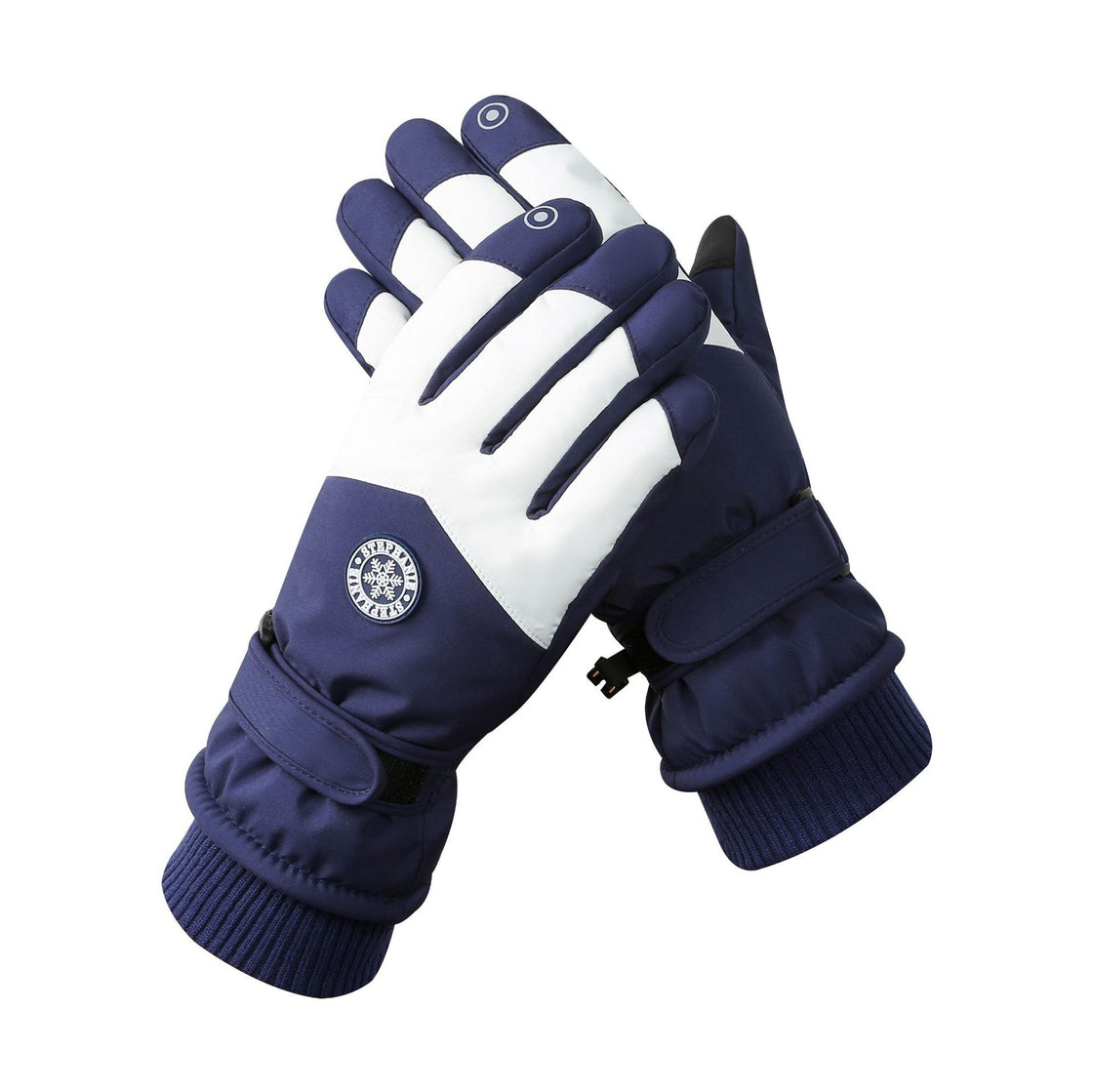 Men's And Women's Outdoor Cycling Can Touch The Screen Warm Plus Velvet Gloves