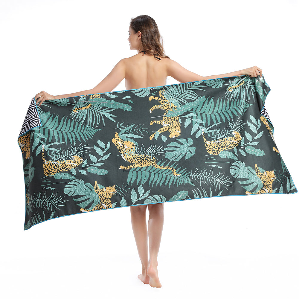 High-Quality Fashionable Beach Towel with Digital Print