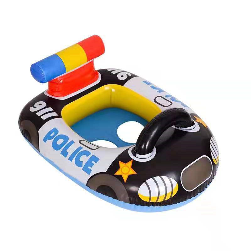 Inflatable Police Car Swim Ring