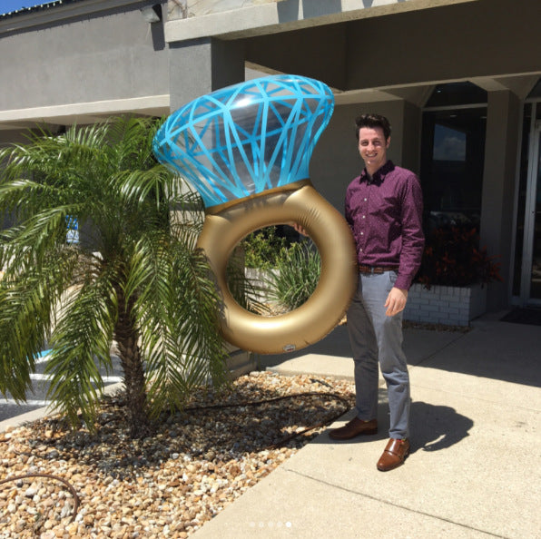 inflatable swim ring for pool