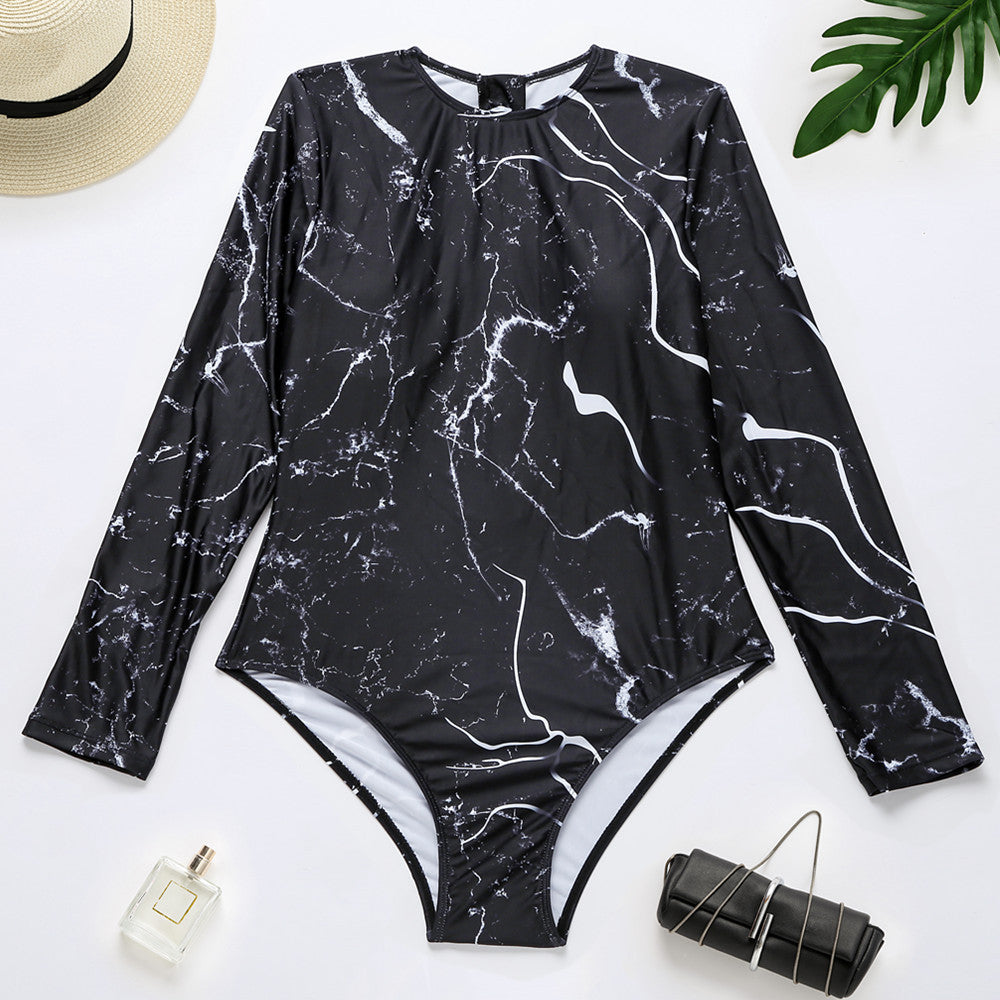 Long-sleeved Swimsuit Sunscreen Surfing Suit