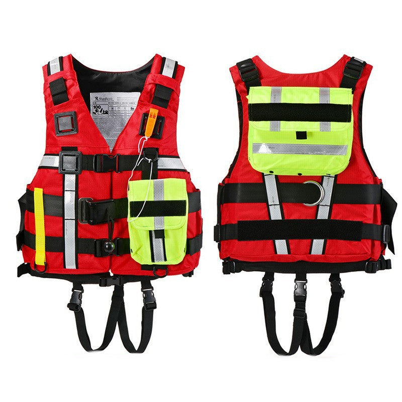 Water Rescue PFD with High Buoyancy Rating for Large Individuals