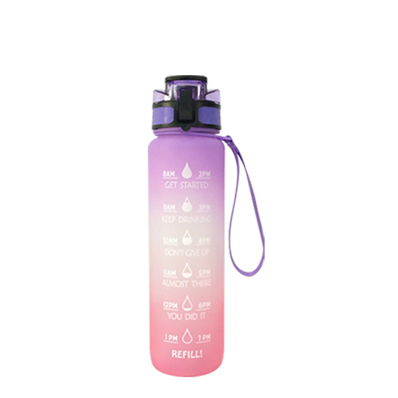  Transparent Flask Water Bottle 