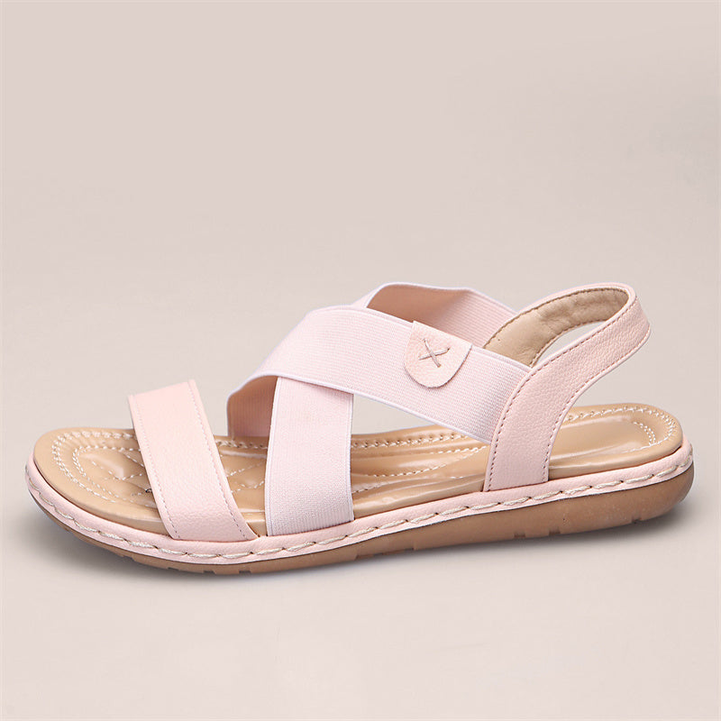 Women's Elastic Strap Casual Beach Sandals