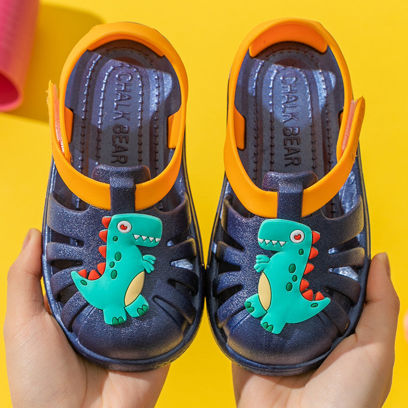 Boys Beach Shoes Female Baby Plastic Jelly Sandals