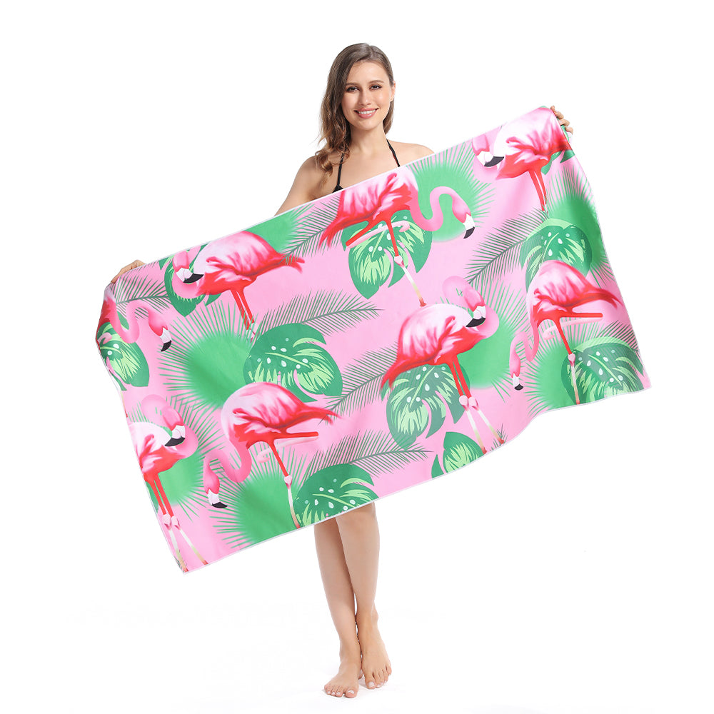 Quick-Drying and Lightweight Printed Beach Towel