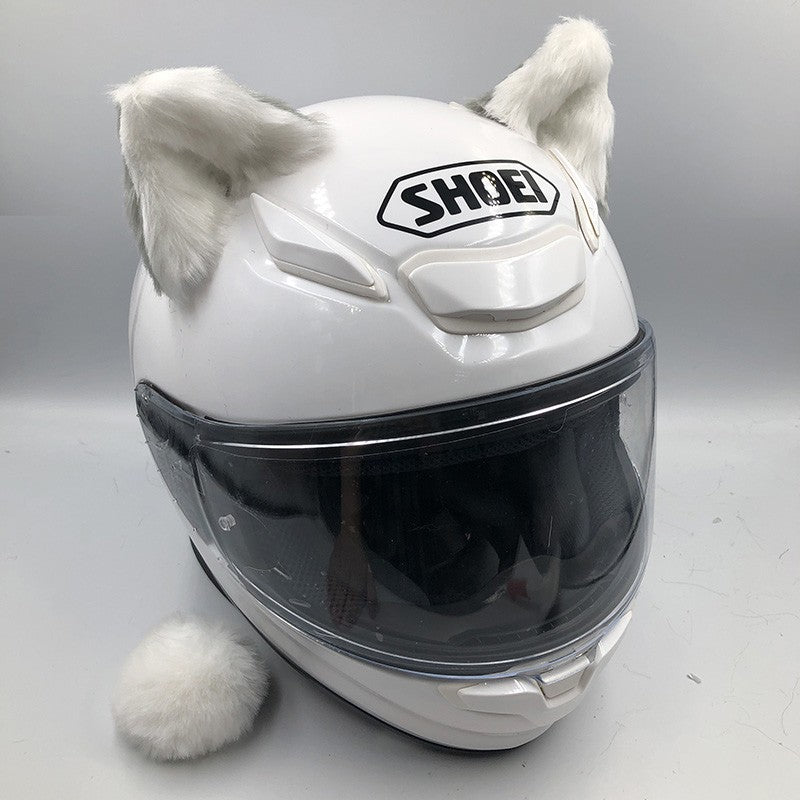 Clip-on Cat Ear Ski Helmet Decor