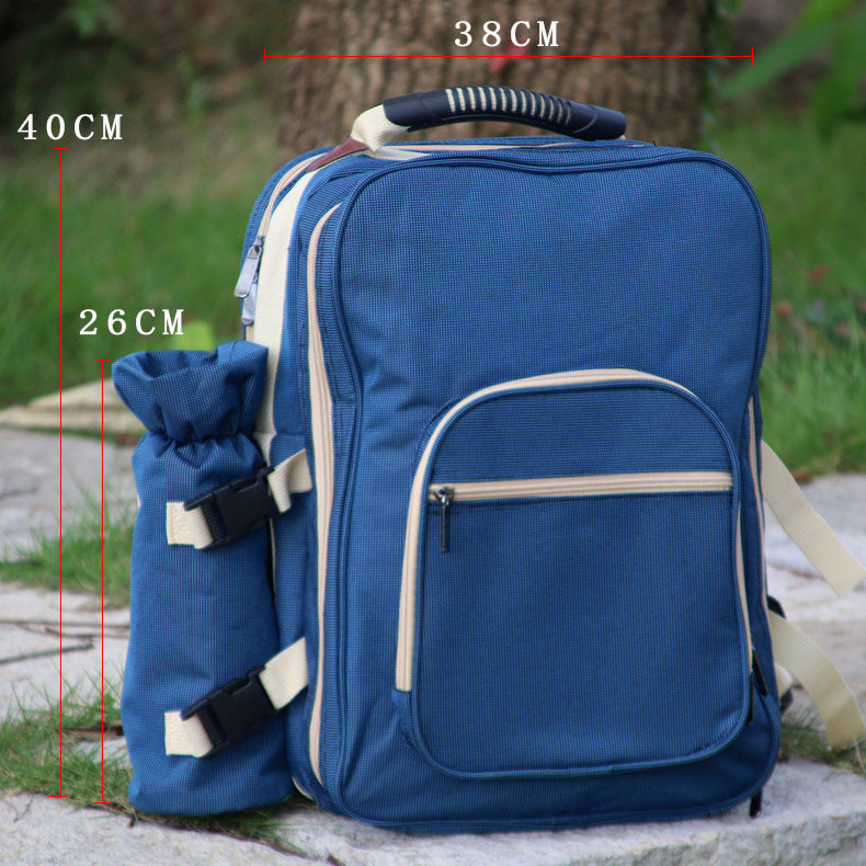 Travel Daypack with Tableware Set