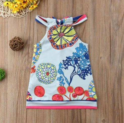 European And American New Parent-child Beach Dress