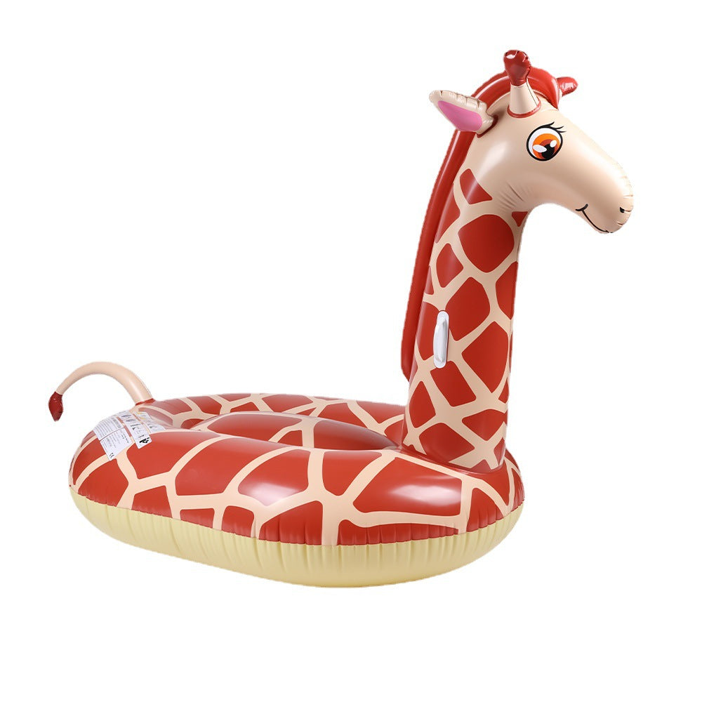 Giraffe shaped Floating Bed -Inflatable