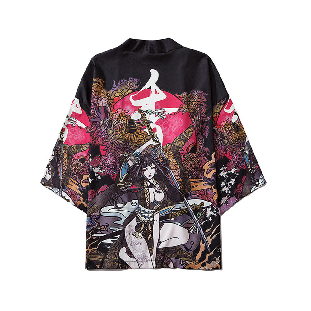 Surf Beach Flower Shirt Set Casual Print