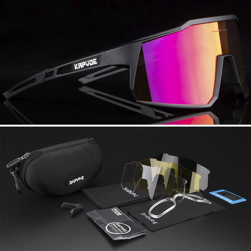 Photochromic sports sunglases