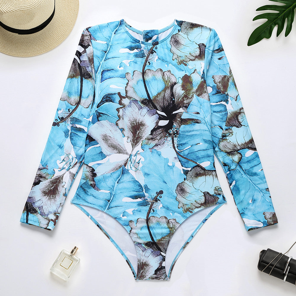 Long-sleeved Swimsuit Sunscreen Surfing Suit