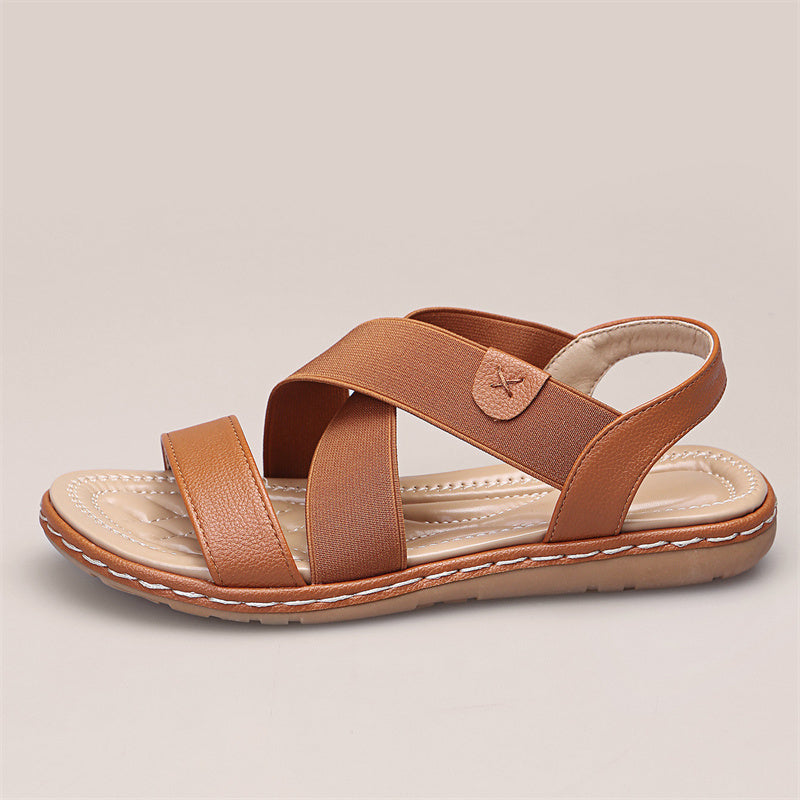 Women's Elastic Strap Casual Beach Sandals