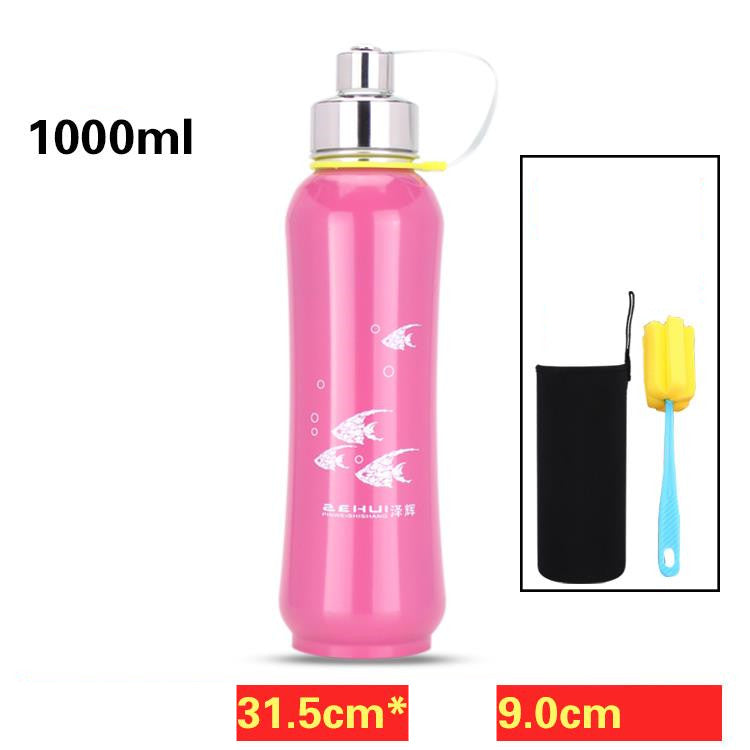 Travel-Friendly Stainless Steel Water Bottle with Thermal Insulation for Hot and Cold Drinks