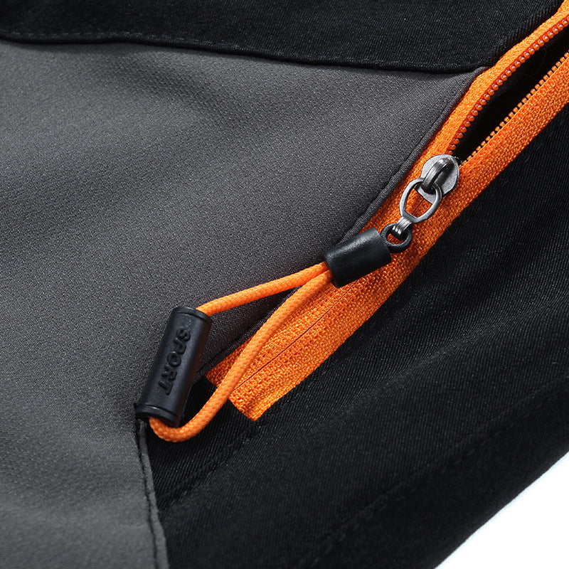 Men's Stretch Trousers with Adjustable Waistband for Outdoor Activities