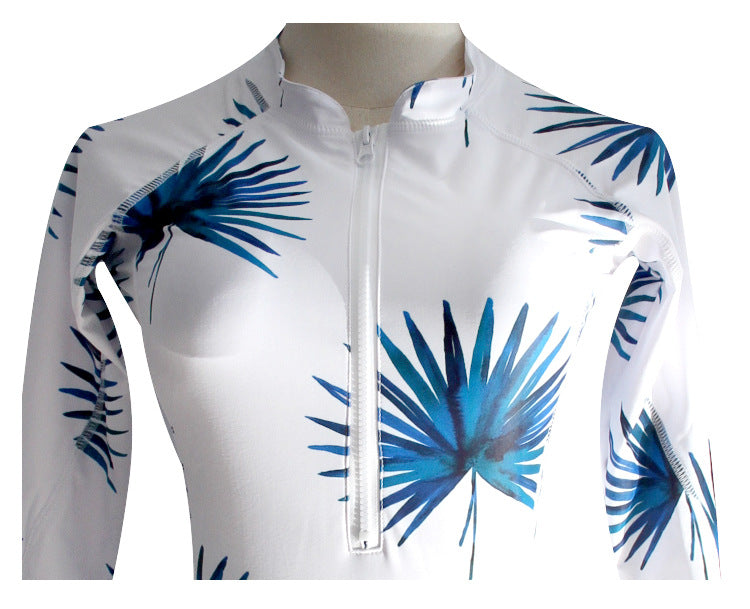 Zippered Long Sleeve Surfing Wetsuit -For Women