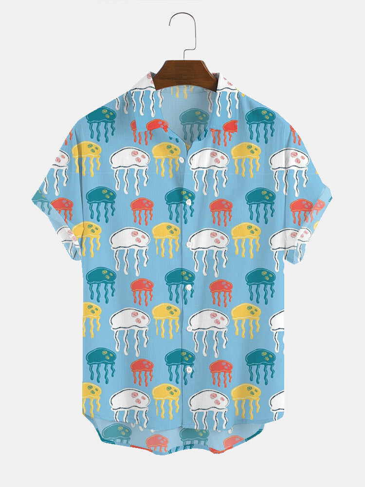 Digital Printed Beach Casual Shirt