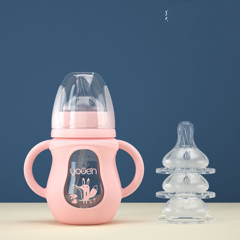 Versatile Silicone Baby Bottle for Formula, Water, and Breast Milk