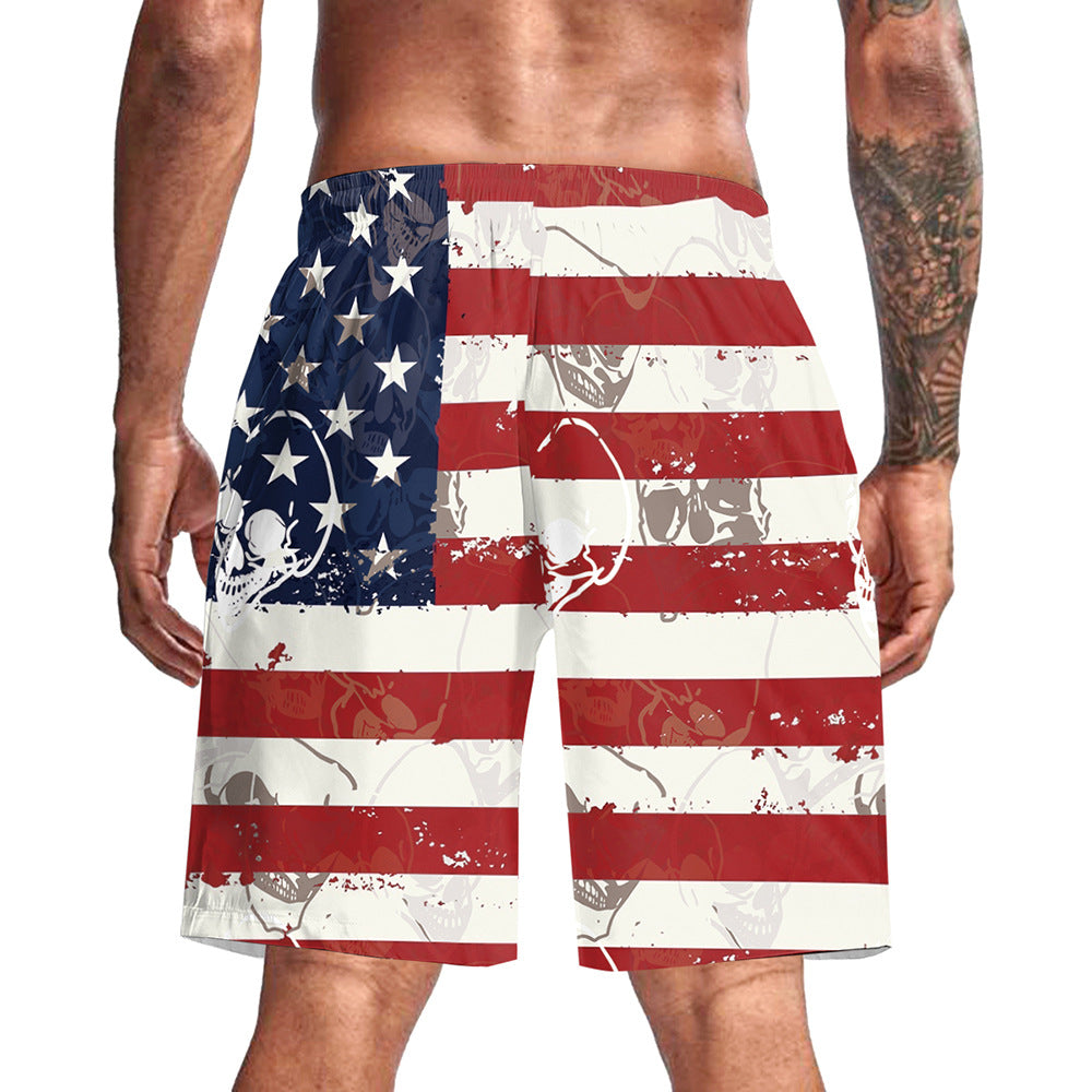 New Summer Men's Five-point Surfing Casual Beach Shorts