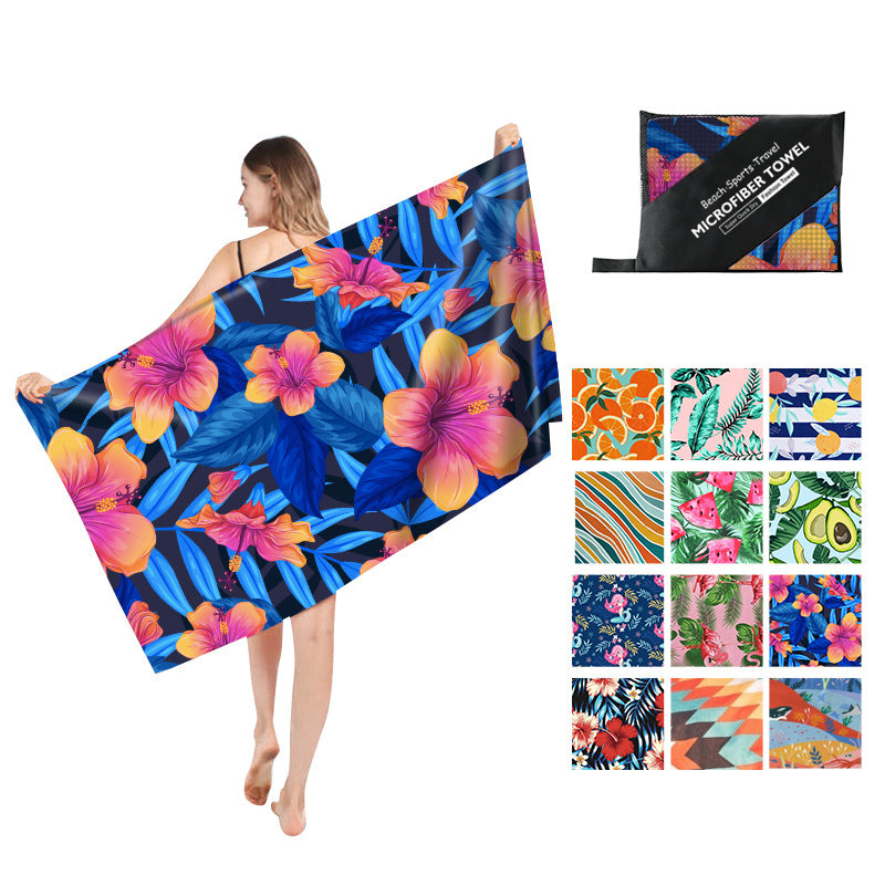 Double Sided Printed Beach Towel