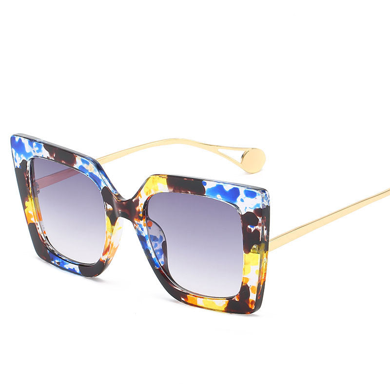 Big Frame Ladies Sun-shading Glasses Fashion Street Fashion Catwalk Sunglasses