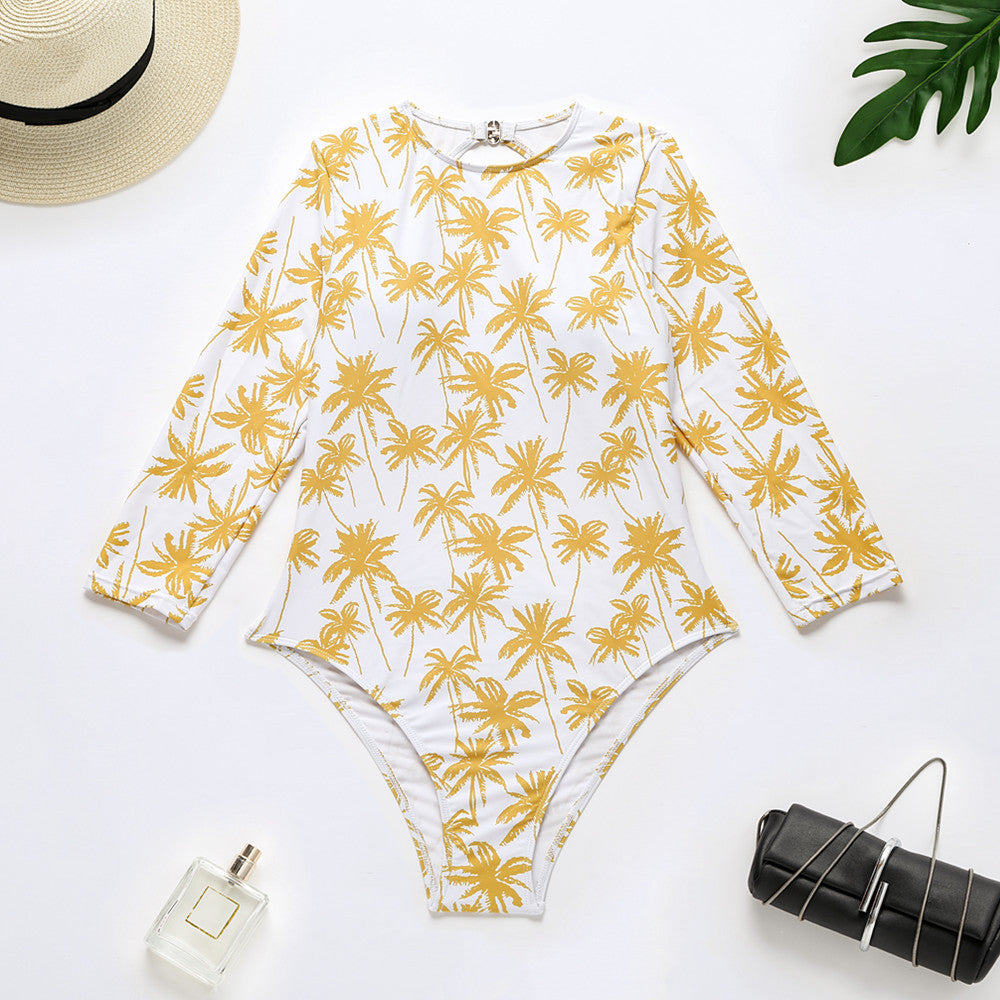 Long-sleeved Swimsuit Sunscreen Surfing Suit