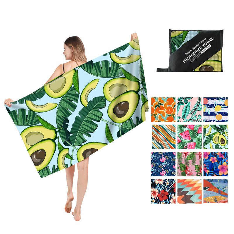 Printed Beach Towel